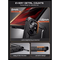 Supcase Unicorn Beetle Pro 2-Pack korpuss Samsung Galaxy S26 Ultra - melns