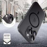 Tech-Protect MagSlim Magnētiskais viedtālruņa apvalks iPhone 16 Pro Max - daļēji caurspīdīgs