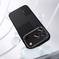 Benks Magnētiskais Armor Pro Kevlar Viedtālruņa apvalks Metāla Rāmis 600D+1500D (MA69) Iphone 17 Pro melns (Kameras Vadības Poga)