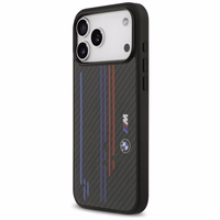 Viedtālruņa apvalks BMW M Kevlar Lines & Logo MagSafe Case for iPhone 17 Pro Max - melns