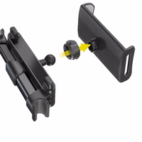 Blavec Auto turētājs BH-18 uz galvas balsta (BH18-HRB) - melns