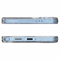 Spigen Liquid Crystal viedtālruņa apvalks Samsung Galaxy S25 Ultra - caurspīdīgs ar spīdumiem