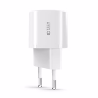 Tech-Protect C20W mini lādētājs USB-C PD 20W / USB-A QC 3.0 - melns