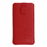 WONDER Deko Viedtālruņa apvalks (izmērs XL) Iphone 15/15 Pro/Iphone 16/16 Pro/Samsung S24/S24 Plus/S25/S25 Plus/A53/A55 5G sarkans