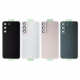 Aizmugurējais vāciņš Saderīgs ar Samsung S901 S22 / Phantom Melns / (ar camera lens) OEM