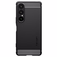 Spigen Rugged Armor Viedtālruņa apvalks Sony Xperia 1 VII - matēts melns