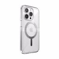 Speck Gemshell Grip + MagSafe - maciņš iPhone 15 Pro (Clear / Chrome Finish)