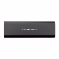 Qoltec 50312 storage drive enclosure SSD enclosure melns M.2