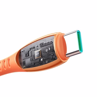 Joyroom S-A59 Vibrant Series 60W USB-C - USB-C Kabelis 1.2m - oranžs