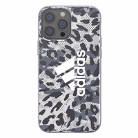 Adidas OR SnapCase Leopard viedtālruņa apvalks iPhone 13 Pro Max - pelēks