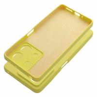 Silikona viedtālruņa apvalks 2mm XIAOMI REDMI NOTE 13 5G citrondzeltens