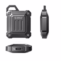 Orico XAM2 M.2 2230 USB-C 3.2 taktiskais pastiprinātais diska nodalījums - melns