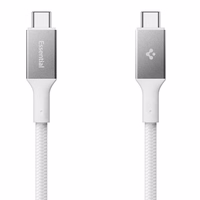 Spigen Essential EB10015CC USB-C / USB-C 100W 150 cm kabelis - Balts