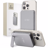 Portatīvais lādētājs Tech-Protect PB14 LifeMag MagSafe 10000 mAh - pelēka