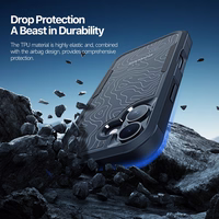 Korpuss Dux Ducis Shld Apple iPhone 17 melns (Rhythm Pattern)