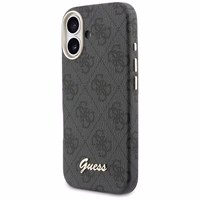 Guess 4G Script MagSafe futrālis iPhone 17 - melns