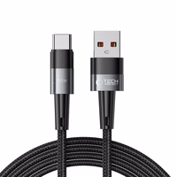 Tech-Protect UltraBoost USB-C / USB-C 66W 6A 2m kabelis - pelēks
