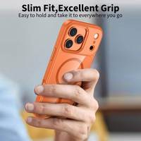 Tech-Protect MagMat MagSafe viedtālruņa apvalks iPhone 17 Pro Max - caurspīdīgi oranžs