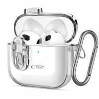 Tech-Protect Slim Hook apvalks AirPods 4 (m) - skaidrs