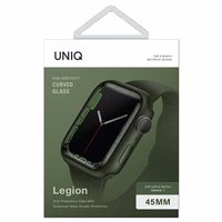 Uniq Legion viedtālruņa apvalks Apple Watch Series 7/8/9 45mm – zaļš/zaļš