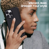 Tech-Protect silikonais MagSafe viedtālruņa apvalks iPhone 16 Pro - melns