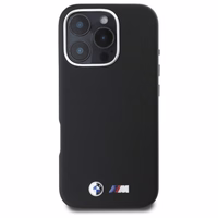 BMW M gludais pilnībā aptīts metāla Magnētiskais apvalks iPhone 16 Pro - melns