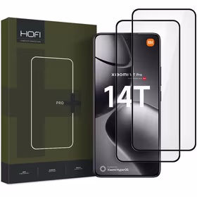 Rūdīts stikls Hofi Glass Pro+ 2-Pack Xiaomi 14T/14T Pro melns