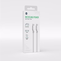 Forever recycling  kabelis USB-A - USB-C 1,5m 3A KR60-AC-00 balts