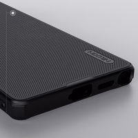 Nillkin Super Frosted Shield Pro Magnētiskais viedtālruņa apvalks ar MagSafe Samsung S25 Ultra - Melns