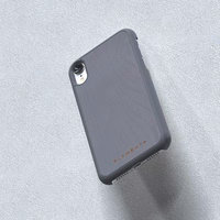 Nordic Elements Original Gefion - maciņš iPhone XR with real maple wood (Mid Grey)