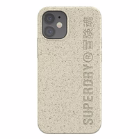 SuperDry Snap iPhone 12 mini Compostable Case smilšu 42623