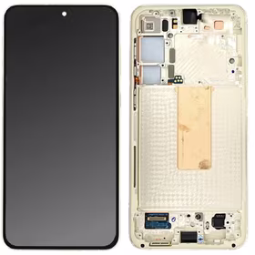 LCD screen Samsung S916 S23+ 5G ar touch screen un frame Cream original (service pack)