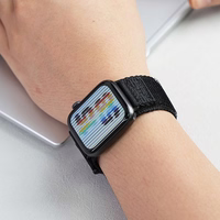 FORCELL F-DESIGN FA05 neilona siksniņa APPLE Watch 38 / 40 / 41 mm melna