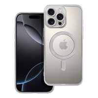 ELECTRO MAG COVER viedtālruņa apvalks saderīgs ar Magnētisko IPHONE 16 Pro Max sudraba