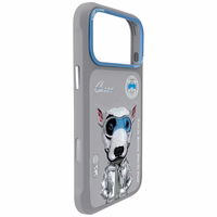 Nimmy Cool&Cute 2.0 nag viedtālruņa apvalks iPhone 17 Pro Max - pelēks