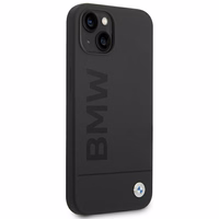 Viedtālruņa apvalks BMW BMHMP14MSLBLBK iPhone 14 Plus 6.7 "melns / melna cietais apvalks Silikona Paraksta Logotips Magnētiskais