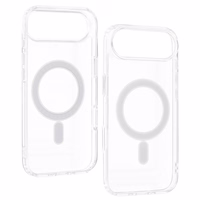 Iphone 17 Air - akriliskais magnētiskais viedtālruņa apvalks telefonam - caurspīdīgs