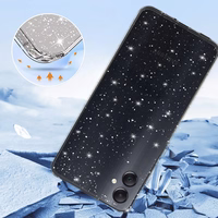 Viedtālruņa apvalks Crystal Glitter Samsung Galaxy A05 sudrabains