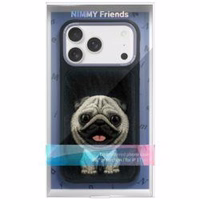 NIMMY viedtālruņa apvalks BIG EYED PET 2.0 Suns priekš IPHONE 17 melns