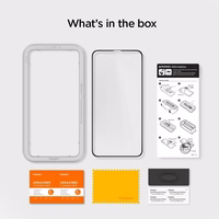 Spigen ALM Glass FC rūdītais stikls iPhone 11 / XR - melns