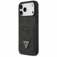 Guess 4G Nauble Card Triangle apvalks iPhone 17 Pro Max - melns