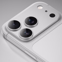 Benks Tempesarkans glass Glass Warrior Metal Integrated Lens Protector (C070) Iphone 17 Pro Max (lens 3 pieces) oranžs