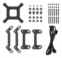 DeepCool LP360 Computer case, Processor All-in-one liquid cooler 12 cm melns 1 pc(s)