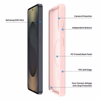 Futrālis Dux Ducis Yind MagSafe Samsung S948 S26 Ultra pink