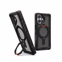 UAG Urban Armor Gear viedtālruņa apvalks PLASMA XTE saderīgs ar MagSafe iPhone 17 melns / oranžs