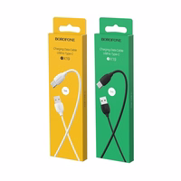 USB kabelis Borofone BX19 no USB-A uz USB-C 1,0 m, balts
