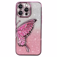 Tel Protect Butterfly ūdensizturīgs viedtālruņa apvalks iPhone 17 Pro Max - rozā