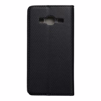 Viedtālruņa apvalks (m) grāmatas stila SAMSUNG J3/J3 2016 melnais