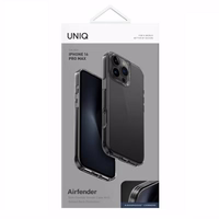 Uniq Air Fender viedtālruņa apvalks iPhone 16 Pro Max - pelēks