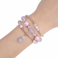 Aproces cilpa Apple Watch 42/44/45 dizains 4 zelta-violeta